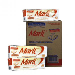 SERVILLETA CUADRADA BLANCA MARLI 12/450 PZ