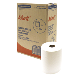 TOALLA DE ROLLO 150 MTS  BLANCA C/6 KIMBERLY - 92251